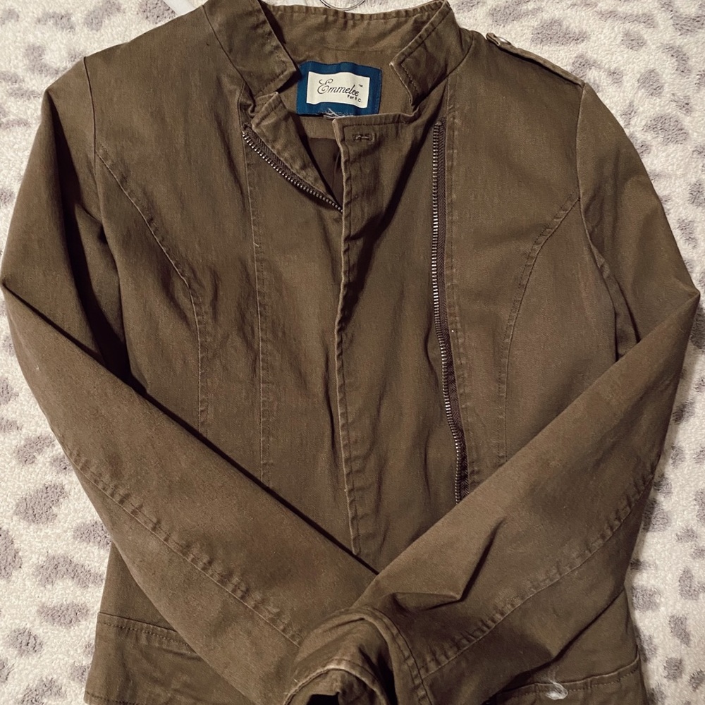 green jean jacket ! Size xs